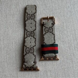 Watch Strap with Signature Stripe